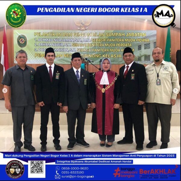 Pengambilan Sumpah Dan Pelantikan Jabatan Bapak Dudi Gusmawan, S.H ...