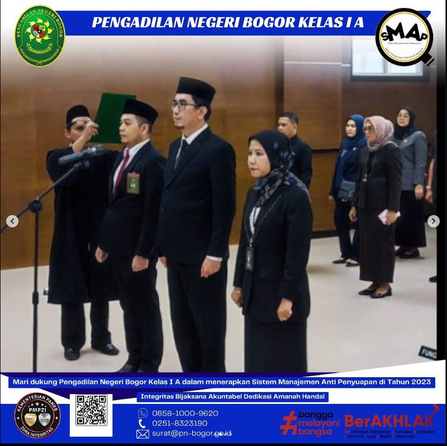 Pengambilan Sumpah Dan Pelantikan Jabatan Ibu Erniwati, S.H., M.H ...